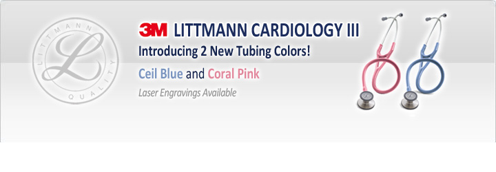 Littmann Cardiology III Stethoscope Colors