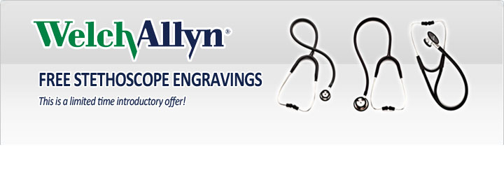 Welch Allyn Stethoscope Engravings