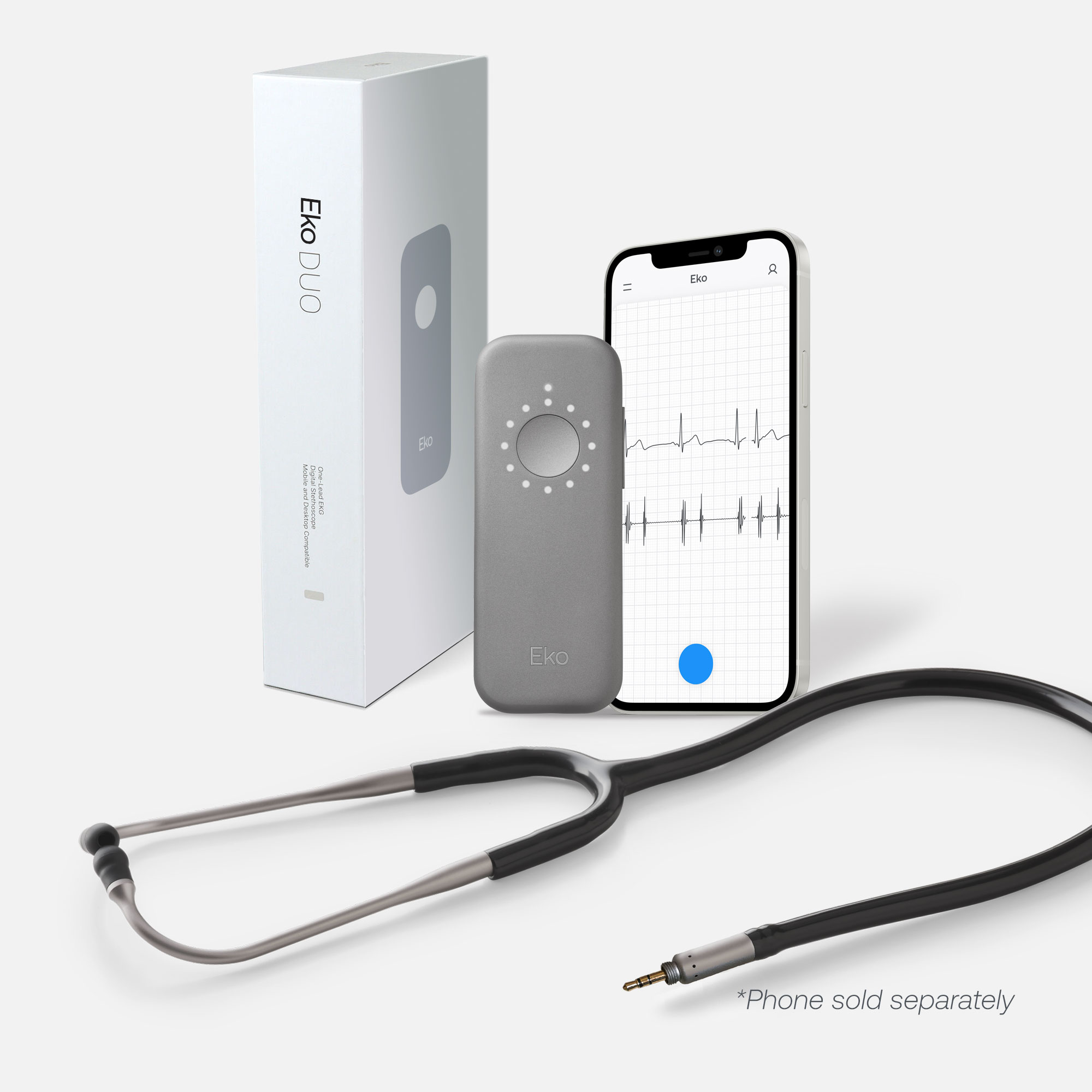 Eko DUO ECG + Digital Stethoscope | MyStethoscope.com
