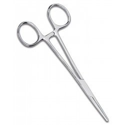 Kelly Hemostat Forceps - Straight - 5 1/2” - Stainless Steel