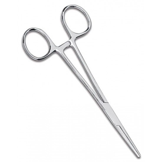 Kelly Hemostat Forceps - Straight - 5 1/2” - Stainless Steel