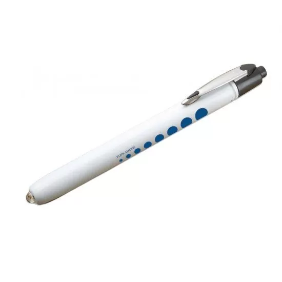 ADC Diagnostic Penlight - White with Pupil Gauge